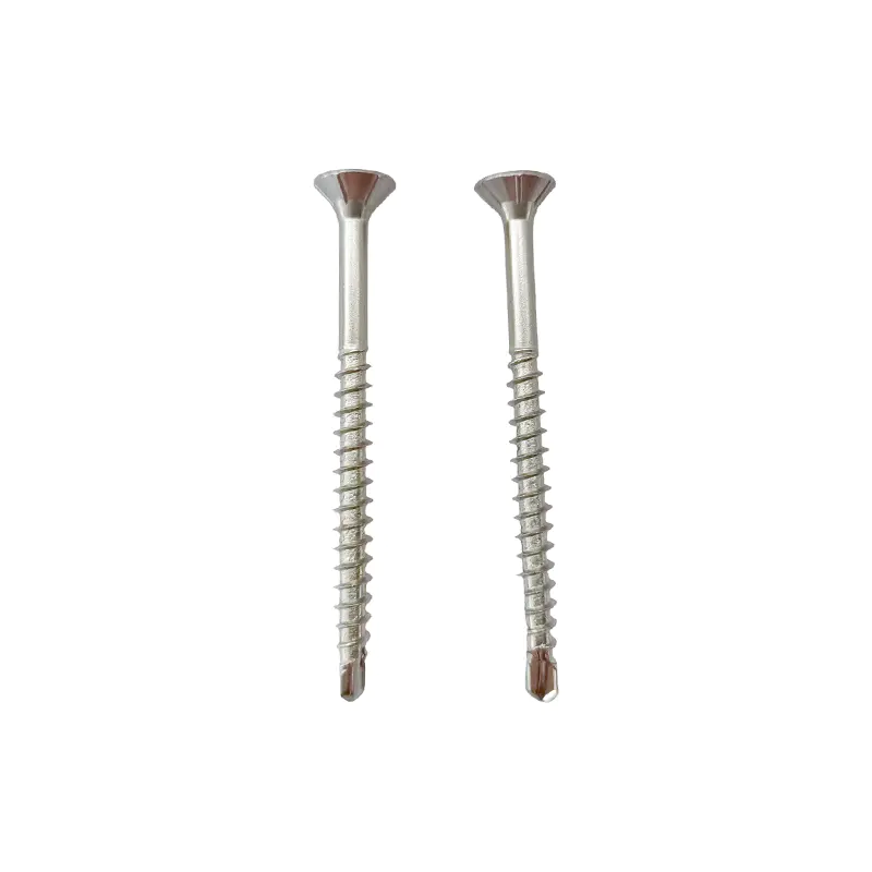 Double Countersunk Hexalobular Chipboard Screw with Milled Tail
