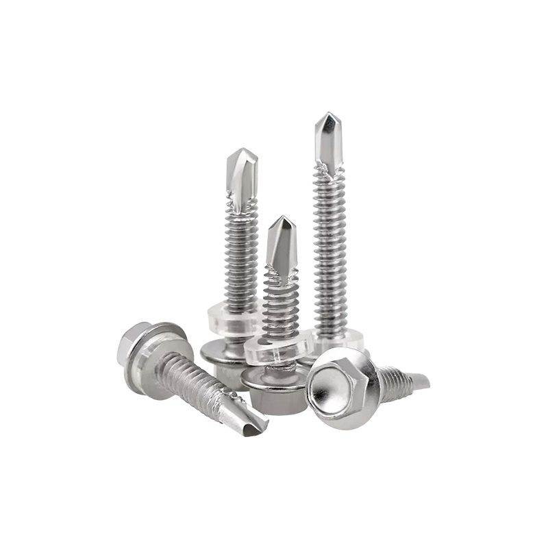 Саморез с шестигранной головкой и фланцевой головкой с шайбой из эпдм Саморез с шестигранной головкой и фланцевой головкой с шайбой из эпдм